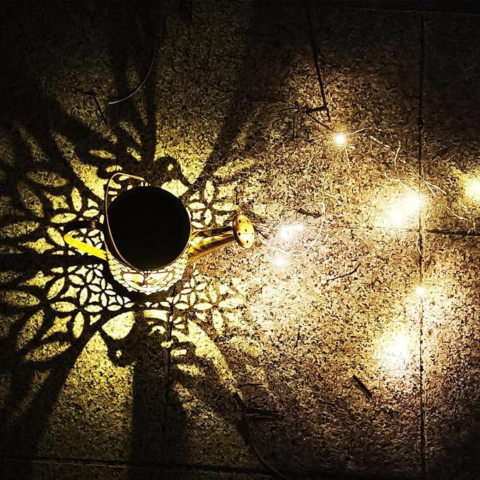 Solar Watering Can Lights, Outdoor Garden Decor, LED Waterproof String Light - Image 8