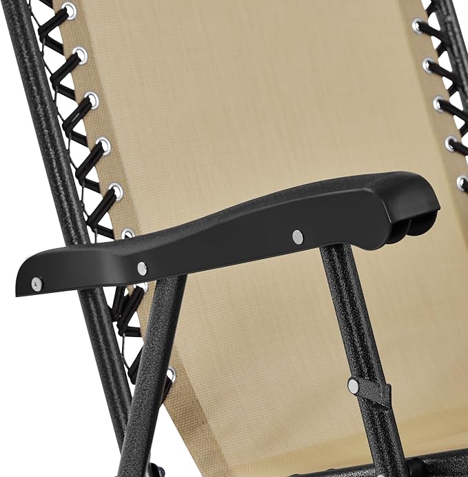 Yaheetech 26in Rocking Chair Outdoor Zero Gravity Folding Chairs Rocking Chairs - Image 7