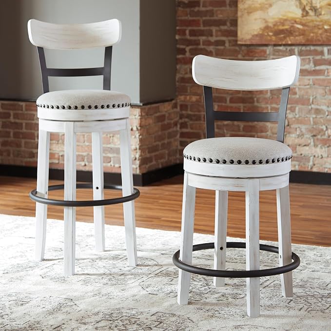 Signature Design by Ashley Valebeck | Modern Swivel 24.5" Counter Height - Image 8