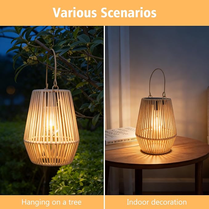 Solar Lanterns Outdoor Waterproof, Hanging Solar Lanterns Outdoor Gifts - Image 6