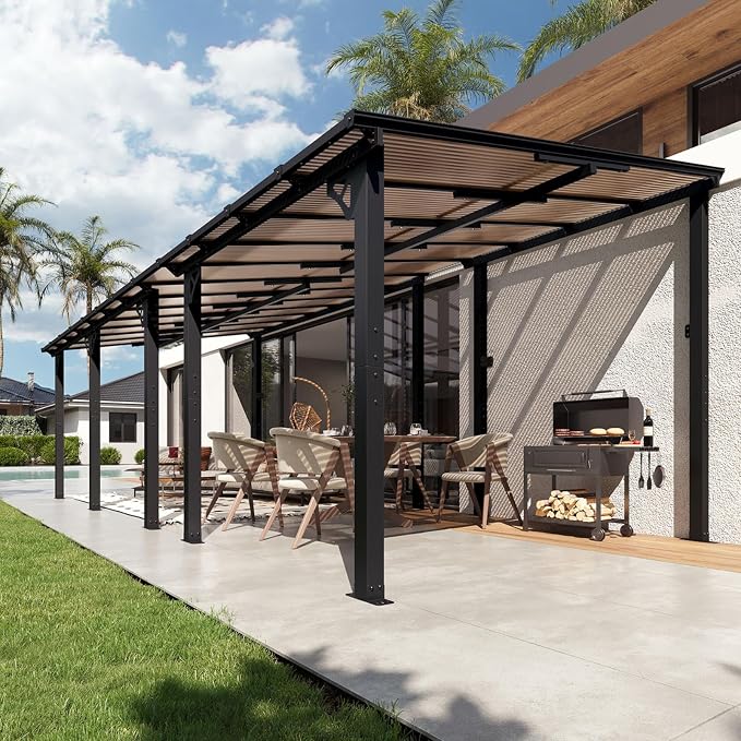 Aoxun 24' x 10' Pergola for Patio, Gazebo by Aoxun