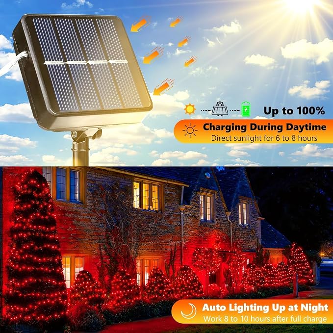 Lomotech Solar String Lights Outdoor - Image 4