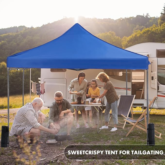 OLIXIS 10x10 Ft Pop Up Canopy Tent, Waterproof Portable Outdoor Shade Canopy - Image 7