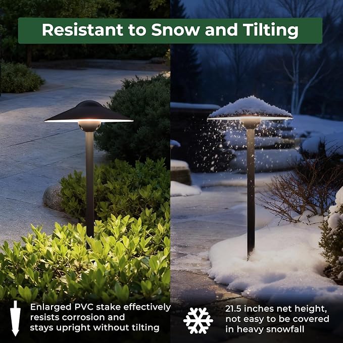 Gardencoin Low Voltage Pathway Lights，12V Outdoor LED Landscape Path Lights - Image 4
