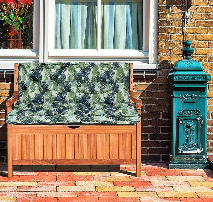 Waterproof Porch Swing Cushion Replacement, Thick 2–3 Seat Swing Seat Cushion - Image 6