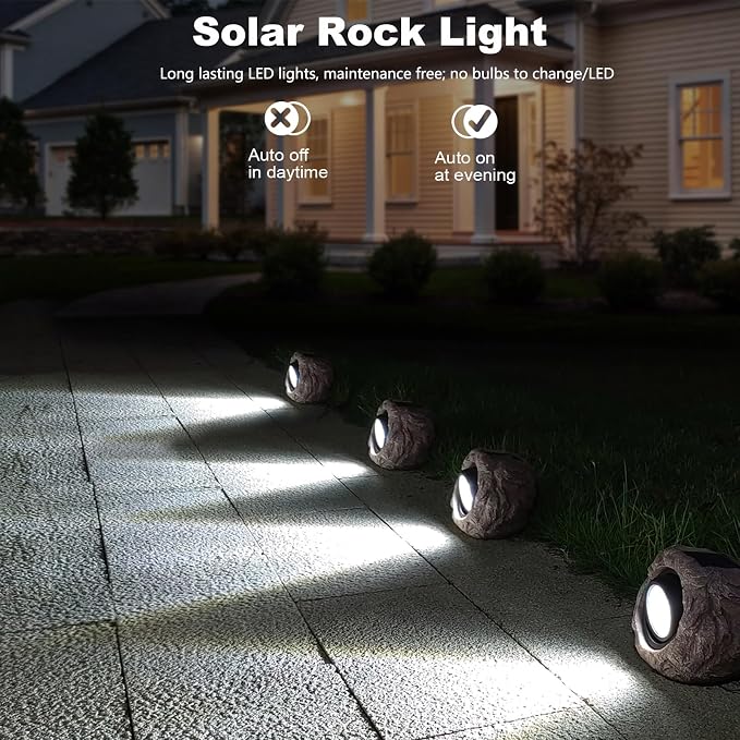 Outdoor Solar Rock Light - Image 3