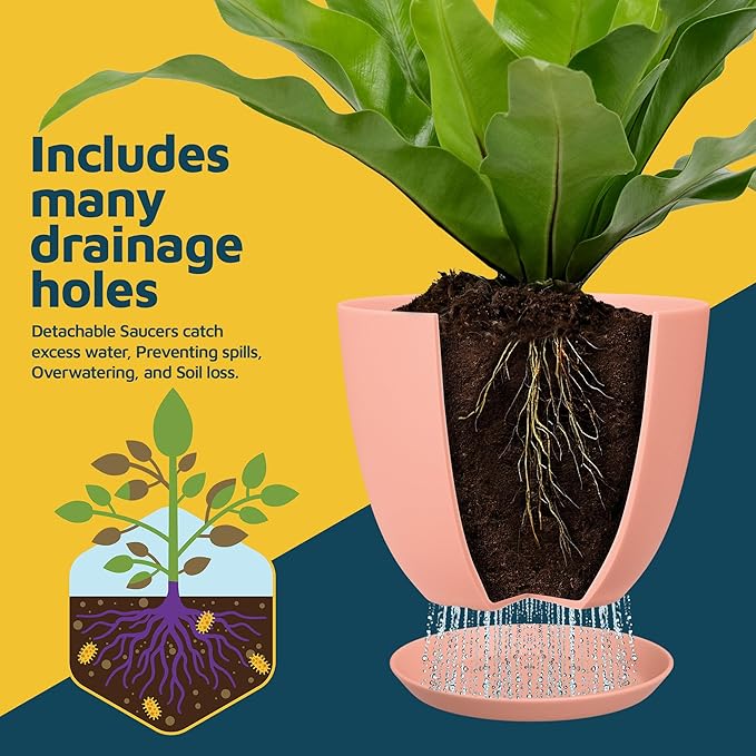 Planter Pots with Drainage Holes - Image 6