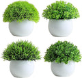 Fake Plants 4 Packs Artificial Potted Plants Faux Greenery Small Fake Shelf or by Unknown