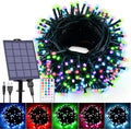 59Ft Solar String Lights Outdoor Waterproof, 18 Colors Changing 150 LED by Hozplex