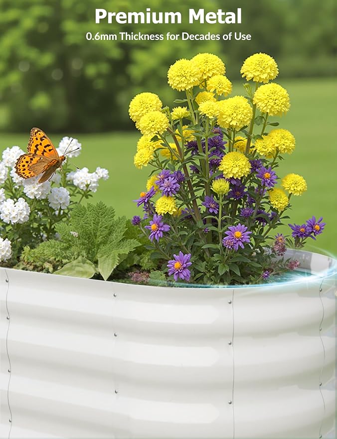 2 Pcs Raised Garden Beds Outdoor 4x2x2 ft - Image 4