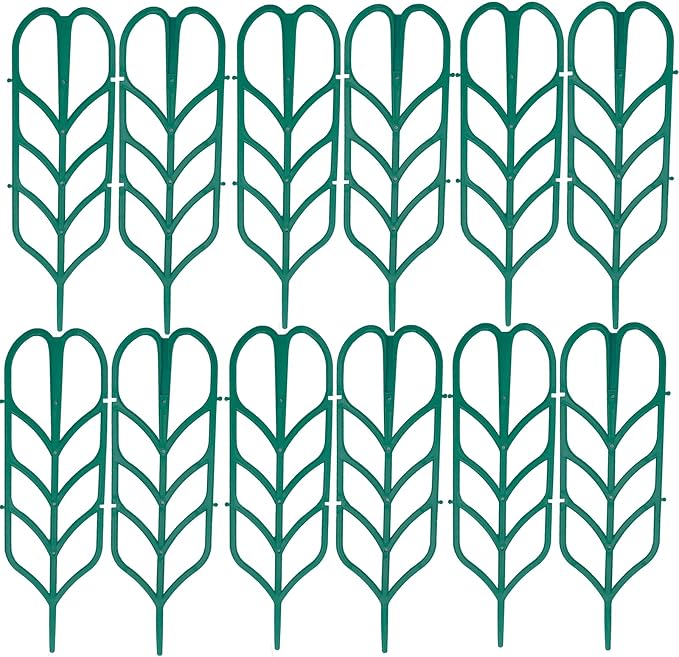 Garden Trellis for Climbing Plants 12 PCS Plastic Indoor Trellis for Potted by Jashem