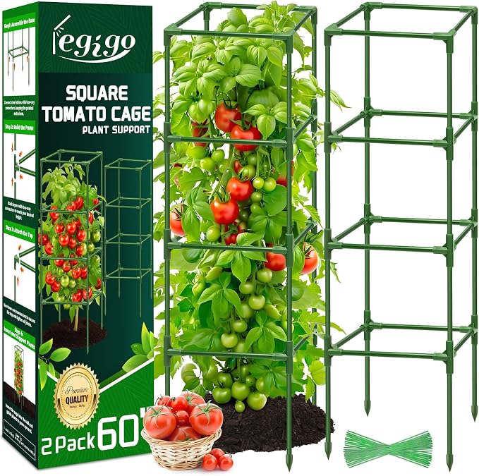 Legigo 2 Pack Square Tomato Cages by Legigo