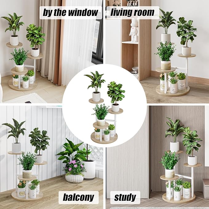 Plant Stand Indoor 4 Tier 5 Potted Multiple Flower Pot Holder - Image 6