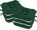 BETU Chair Cushions for Dining Chairs Set of 6, 3.5" Thick Kitchen Table Chair by BETU
