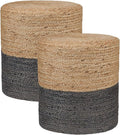REDEARTH · Cylindrical Pouf Foot Stool Ottoman by REDEARTH