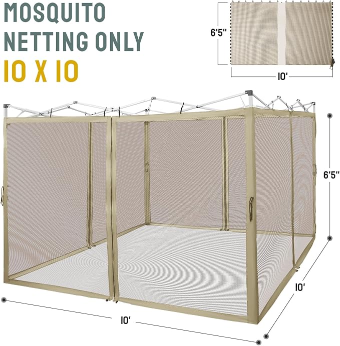 CROWN SHADES Gazebo Mosquito Net - Image 6