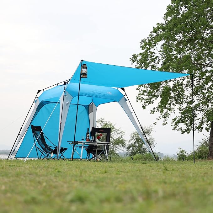 Sunwall for Pop Up Canopy Instant Shade Tent 8.2' X 8.2', Detachable Flap Sun - Image 6