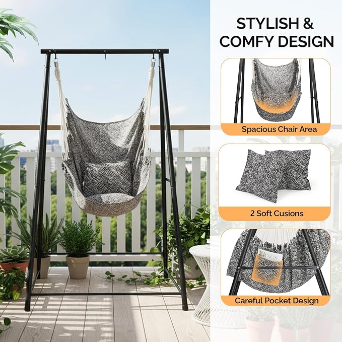 ONCLOUD Hammock Chair with Stand - Image 2