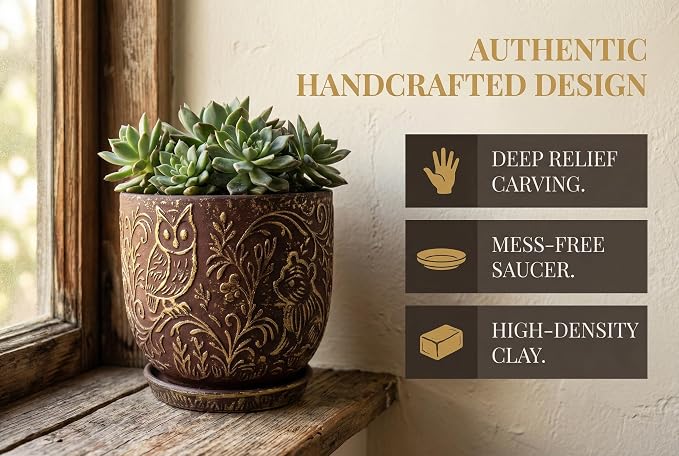 Decorative Ceramic Planter Pot - Image 5