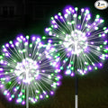 JJGoo Solar Firework Lights, 2 Pack 120 LEDs 2 Lighting Modes Solar Garden by JJGoo