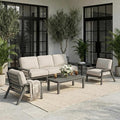 HDPE 5 Piece Patio Furniture Set, Outdoor Couch by YourPerfectOutdoorEscape