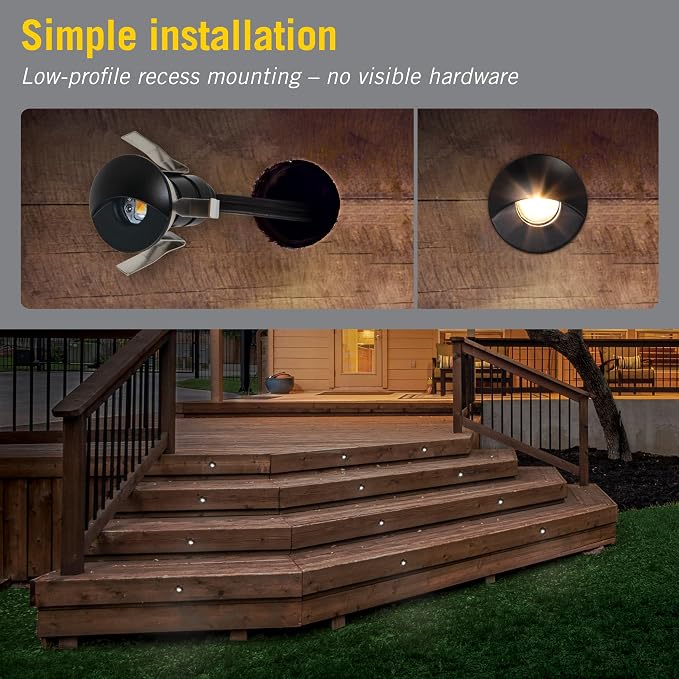 Armacost Lighting 1'' Recessed LED Step Deck Light 431100 - Image 4