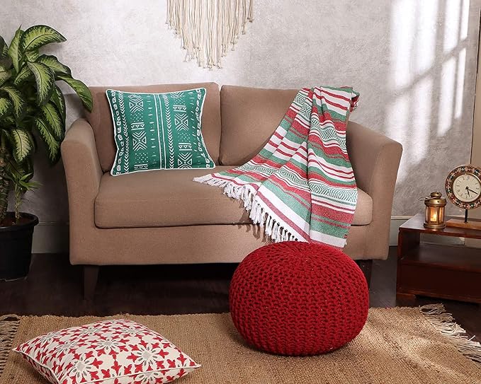 · REDEARTH · Round Pouf Ottoman - Image 8