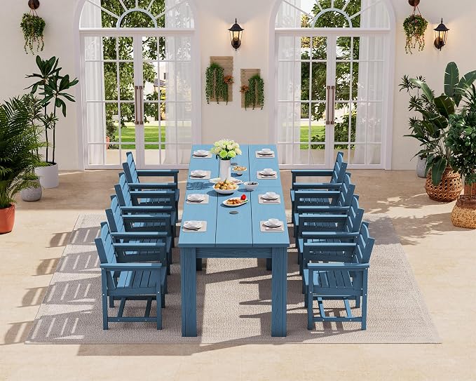 SERWALL Patio Dining Sets for 8, Outdoor Dining Sets for 8 Person - Image 7