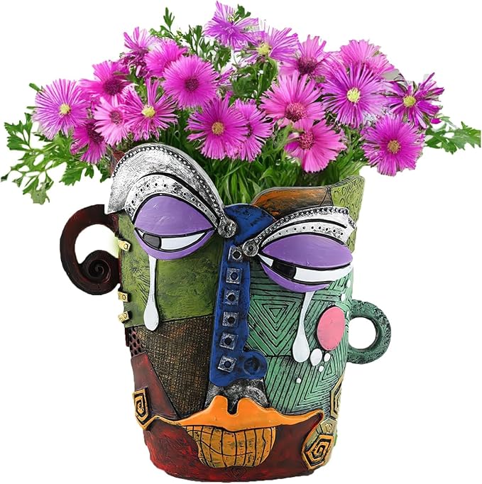 Picasso Brutalist Abstract Face Planter by TOZLU