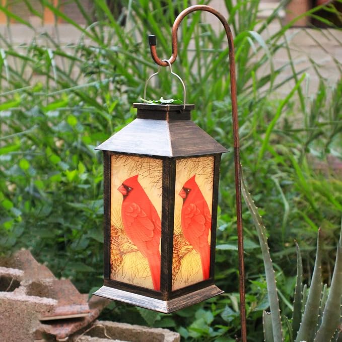 Solar Lanterns, Outdoor Hanging Lanterns Waterproof LED Solar Cardinal Lights - Image 9