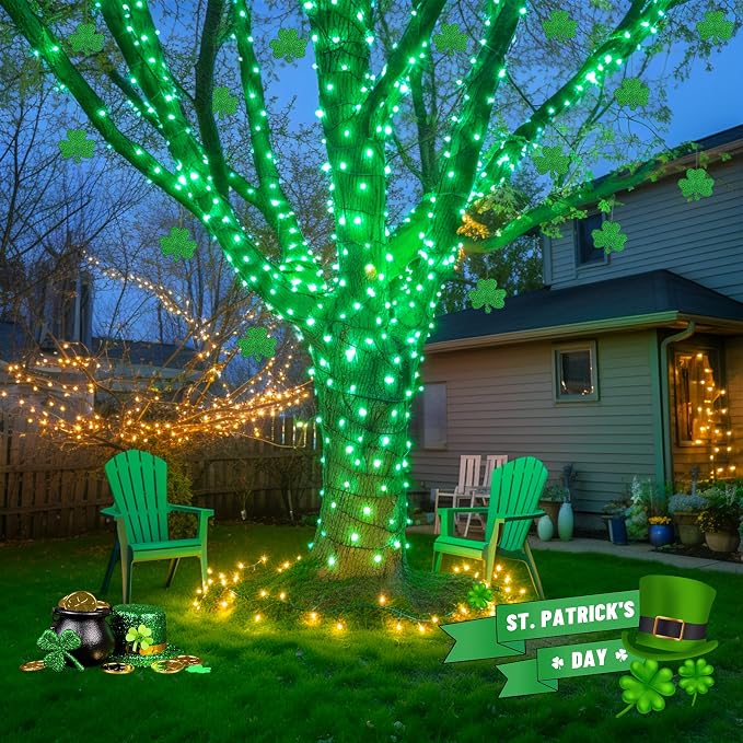 JMEXSUSS 2 Pack Solar String Lights Outdoor Waterproof, Total 400 LED 151FT - Image 6