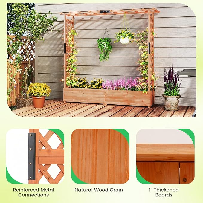 Giantex Set of 2 Raised Garden Bed - Image 8