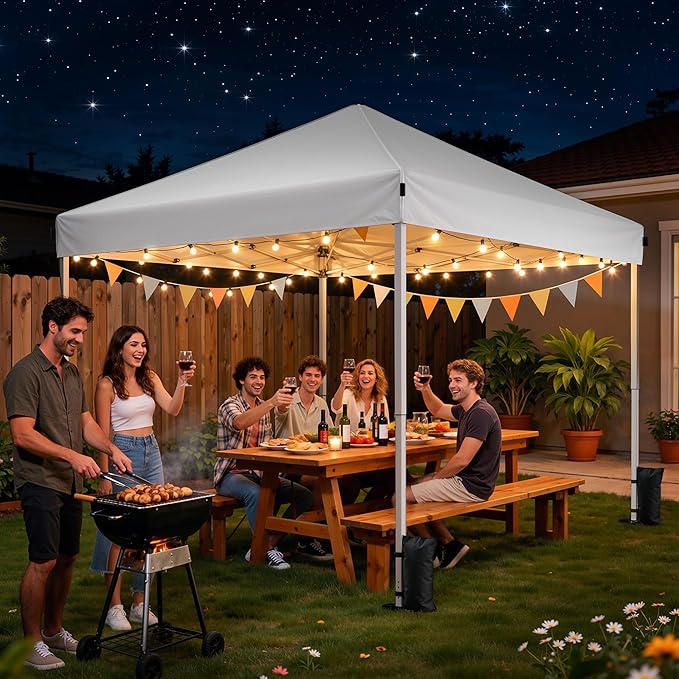 10x10 Pop Up Canopy Tent, Instant Setup Portable Canopy - Image 6