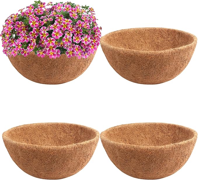 Y&M 4pcs 18“ Round Coconut Fiber Liner by YM