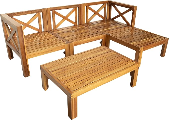 5-Piece Sectional Sofa Seating Group Set - Image 5