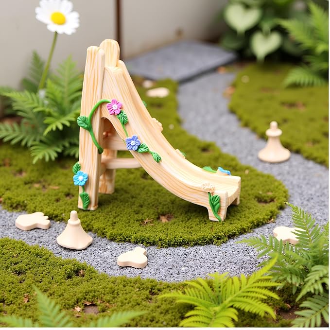 Kai Dream Miniature Fairy Garden Accessories, Resin Slide, 2.8 * 1.4 * 2.8 - Image 6