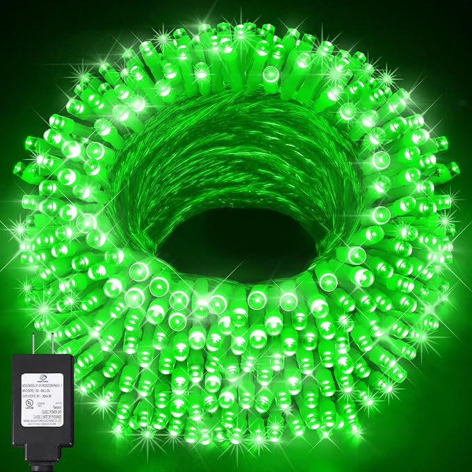 KNONEW 197FT 500 LED Christmas Lights Outdoor String Lights 8 Modes & Memory by KNONEW