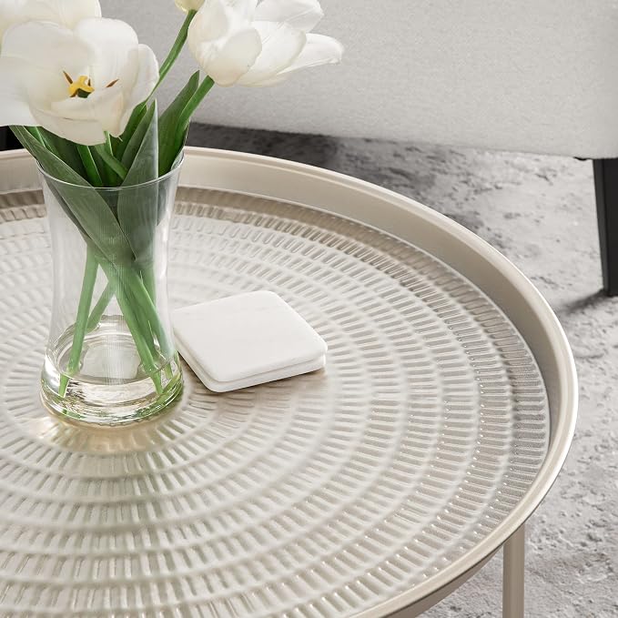 Kate and Laurel Mahdavi Modern Coffee Table, Unique Coffee Table - Image 6