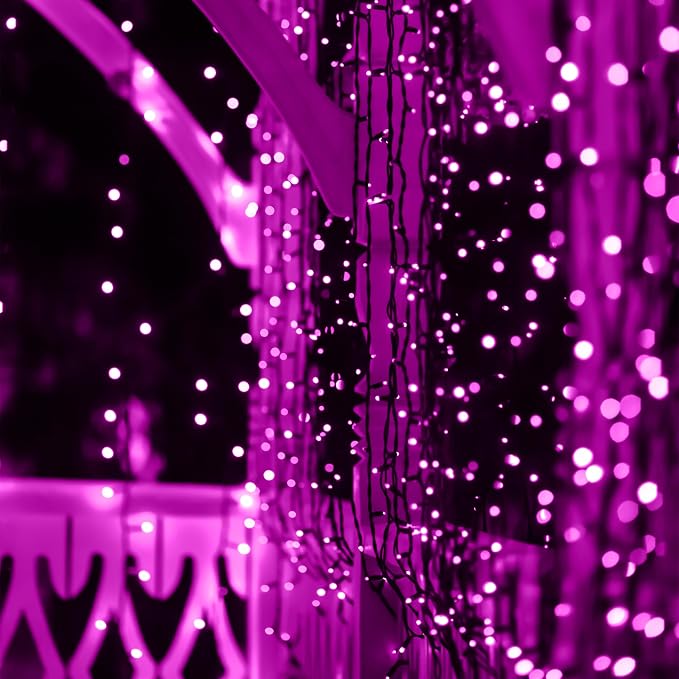 2 Pack Solar String Lights Outdoor, 200 LED Extra-Long 72FT Solar Powered Lights - Image 2