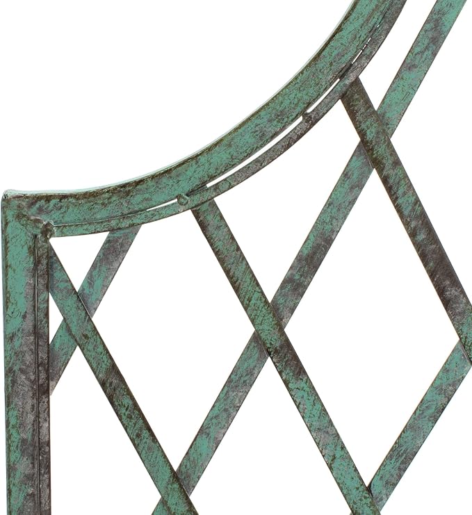 SAFAVIEH Outdoor Patio Furniture Collection – Jaida Antique Dark Green Iron - Image 6