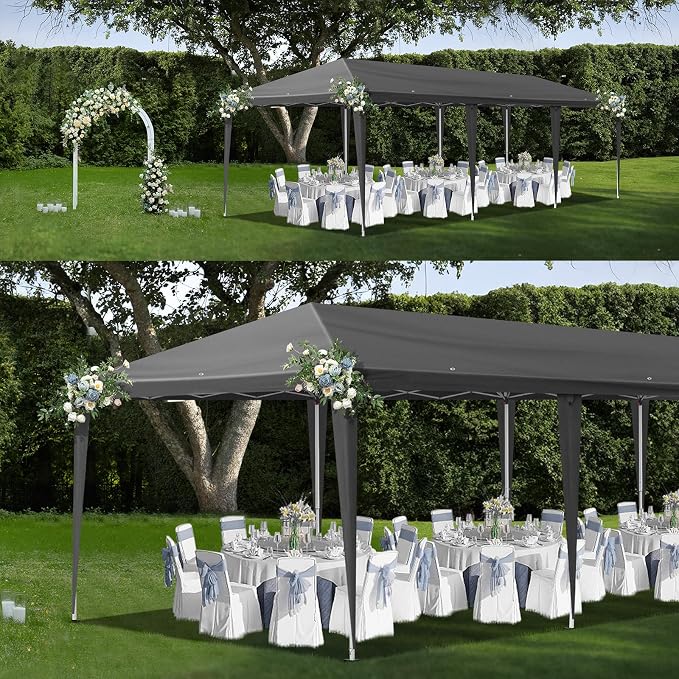 Outvita 10x30ft Ez Pop Up Outdoor Canopy Tent, Portable Commercial Instant Tent - Image 7