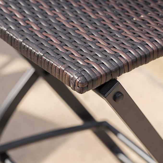 Christopher Knight Home Margarita Outdoor Wicker Barstools, 4-Pcs Set - Image 7