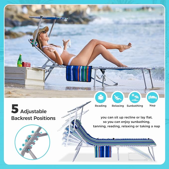 #WEJOY Folding Lounge Chair - Image 5