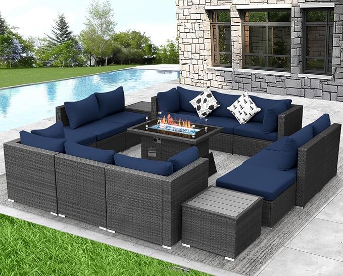 NICESOUL 15 Piece Outdoor Sectional - Image 2