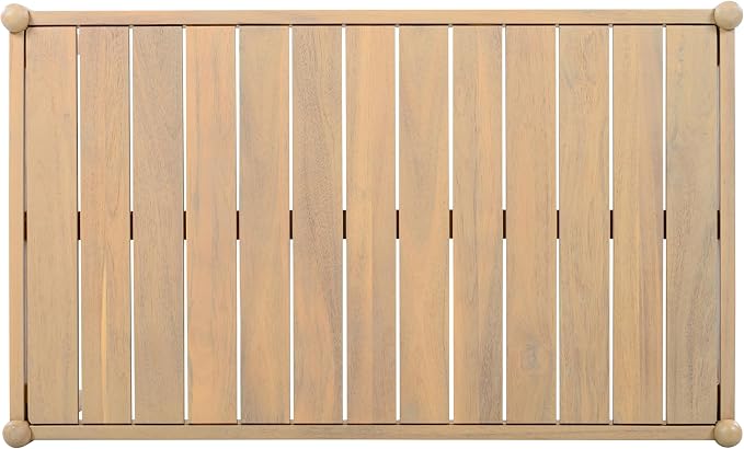 Christopher Knight Home Lenor Patio Acacia Wood Coffee Table, Solid Wood - Image 7