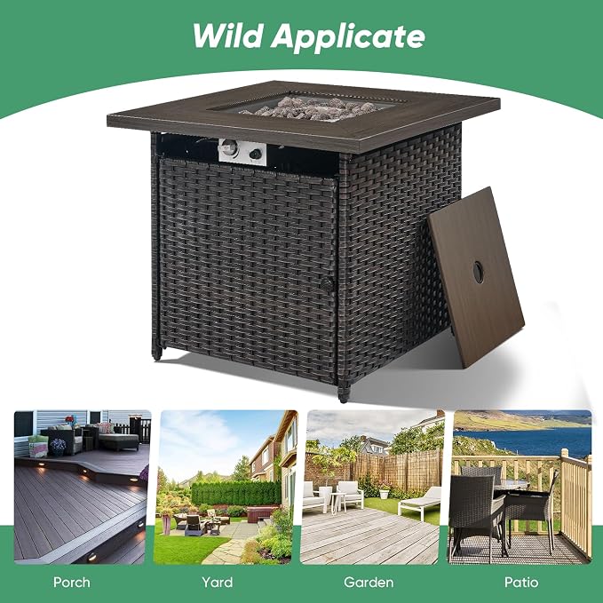 Belord 5 Pieces Wicker Patio Furniture Set: 4 Outdoor Club Chairs Patio - Image 8