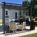 PURPLE LEAF 10' X 10' Outdoor Retractable Pergola by PURPLELEAF