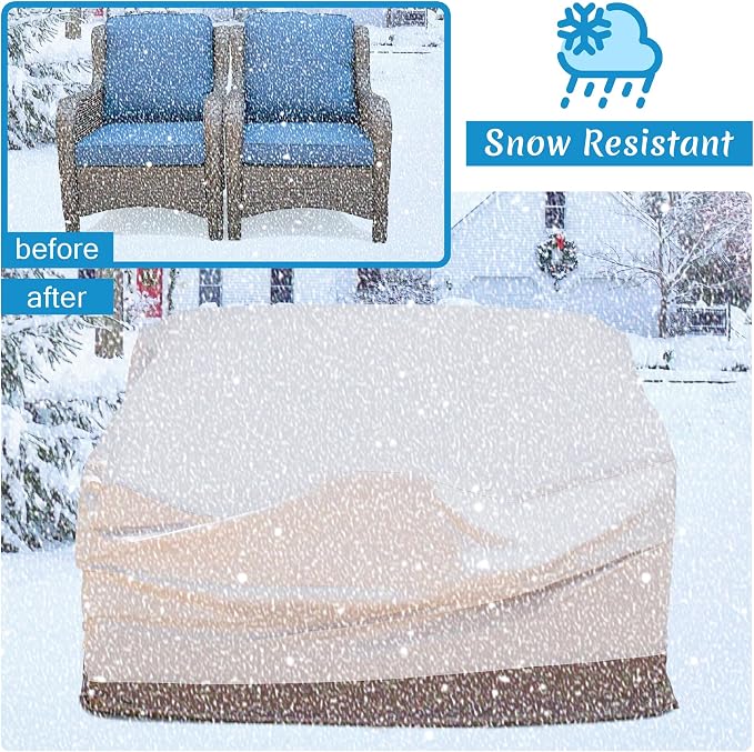 ovios Patio Furniture Covers, Outdoor Waterproof Cover - Image 7