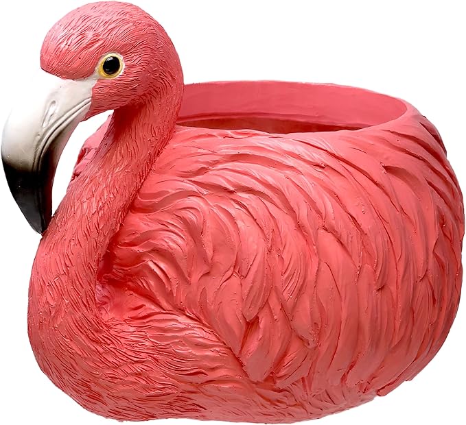 Spoontiques Flamingo Flower Pot by Spoontiques