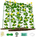 Cucumber Trellis for Raised Bed 48" L x 48" H U-Shape Garden Trellis for by Erinaik